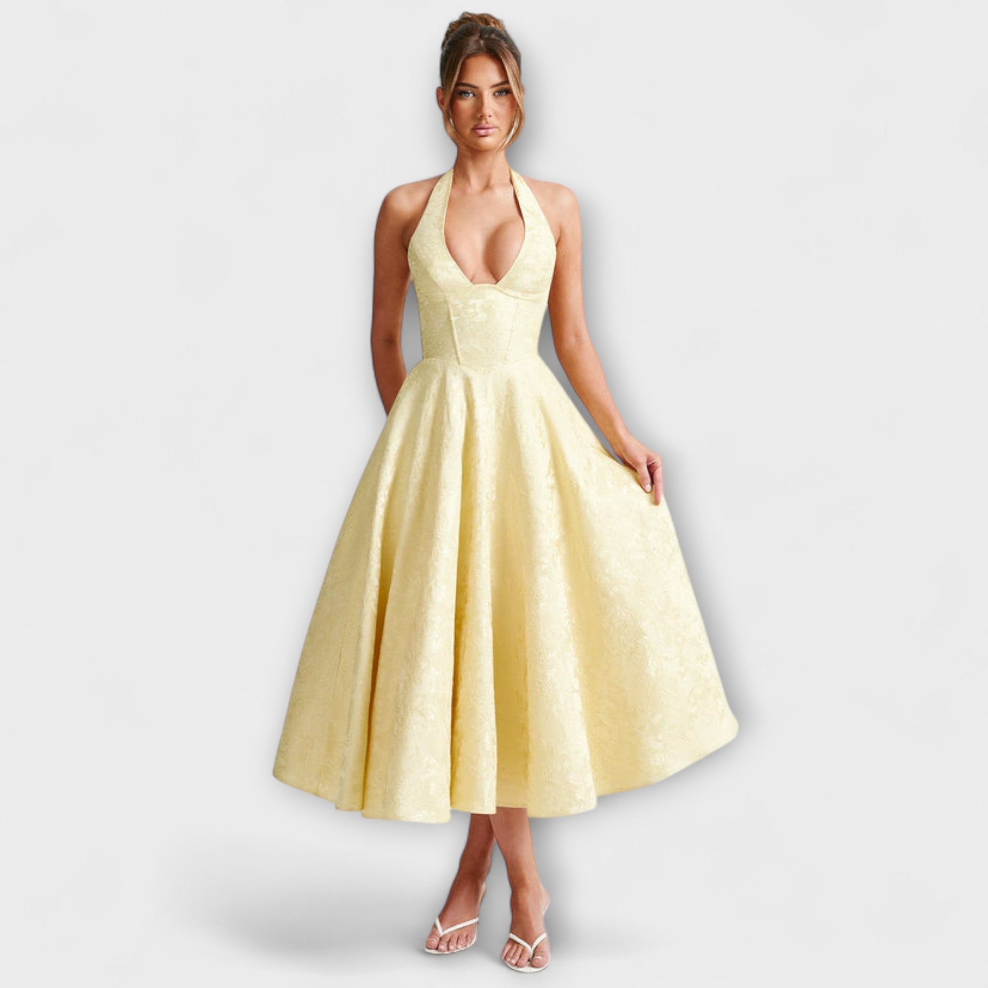 Katalina - Romantyczna Midi Sukienka