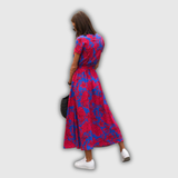 Julia | Elegancka sukienka midi z dekoltem V