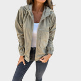 Jagoda™ - Kurtka z kapturem i zamkiem z cordury