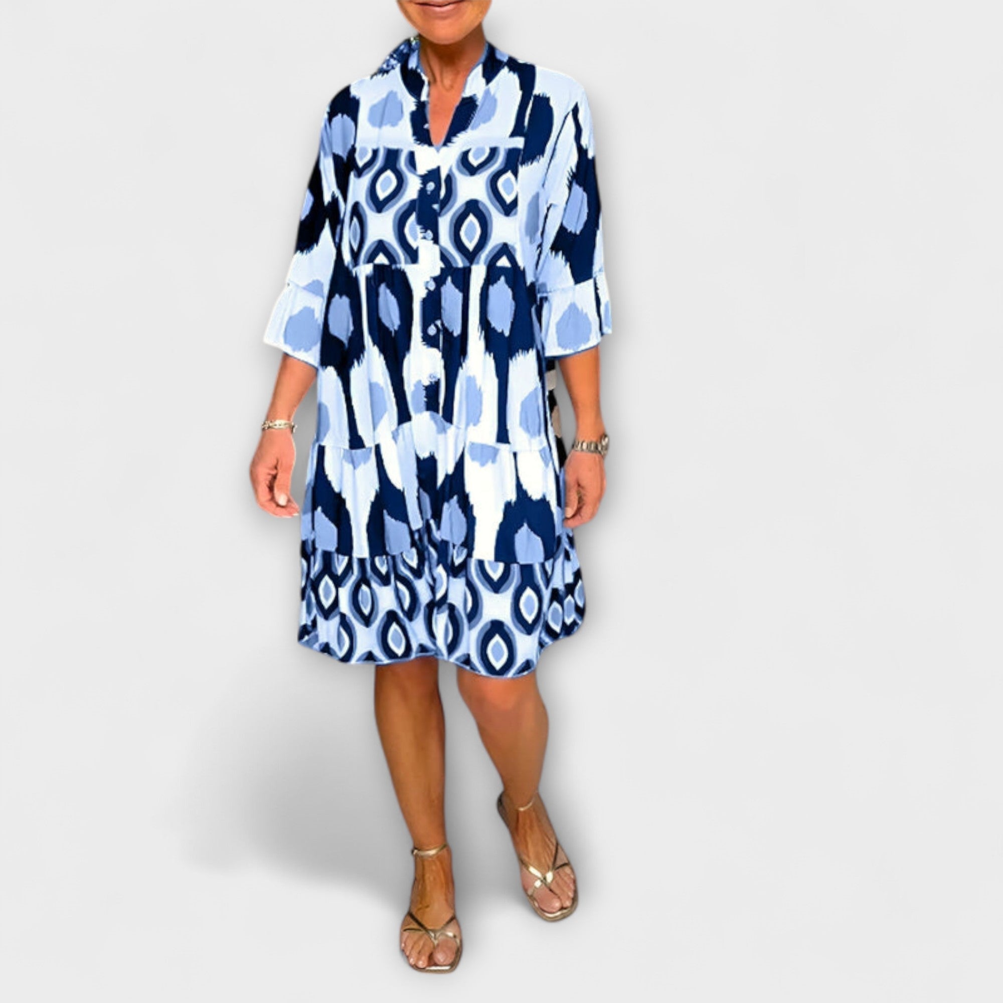 Aurira - Stylowa Midi Sukienka