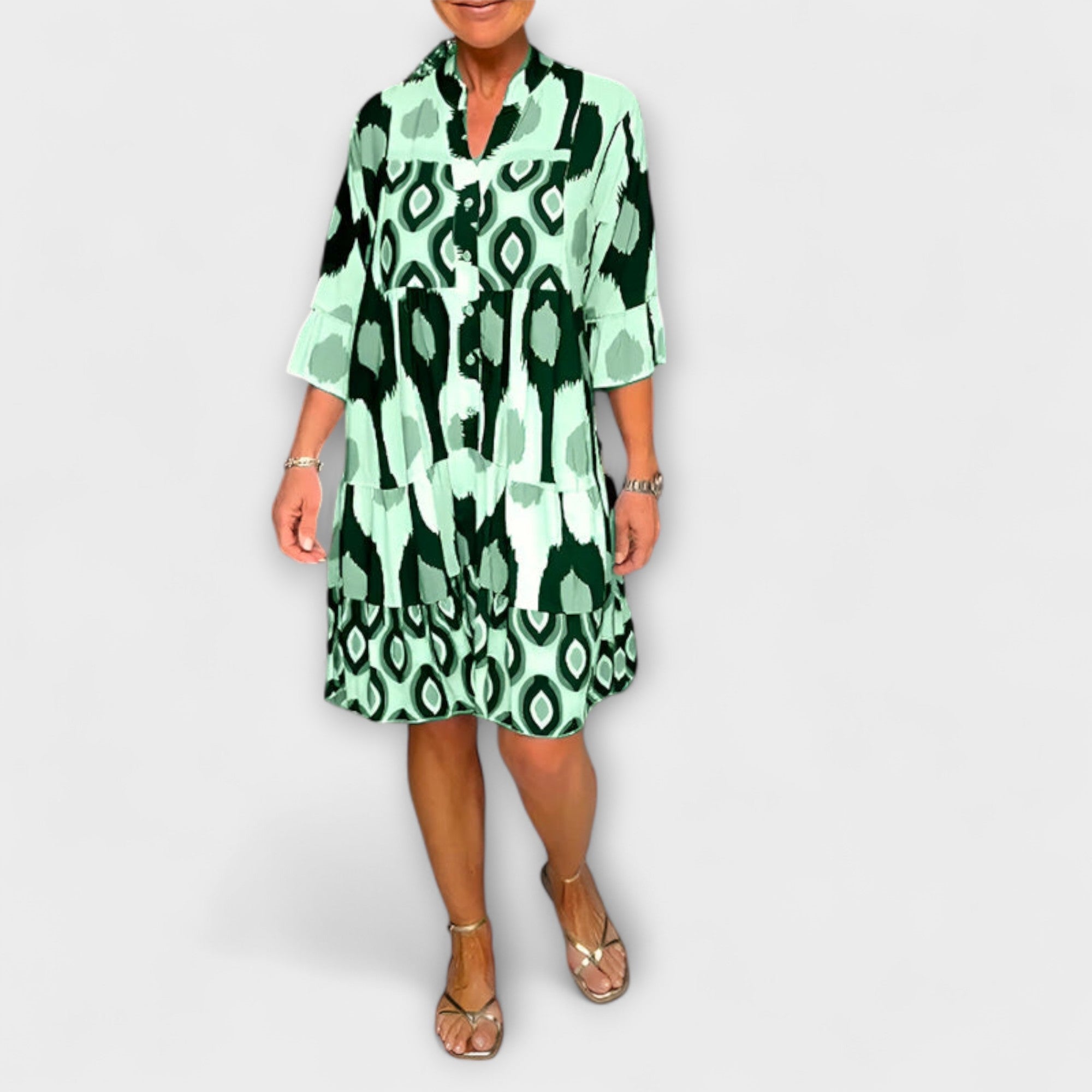 Aurira - Stylowa Midi Sukienka