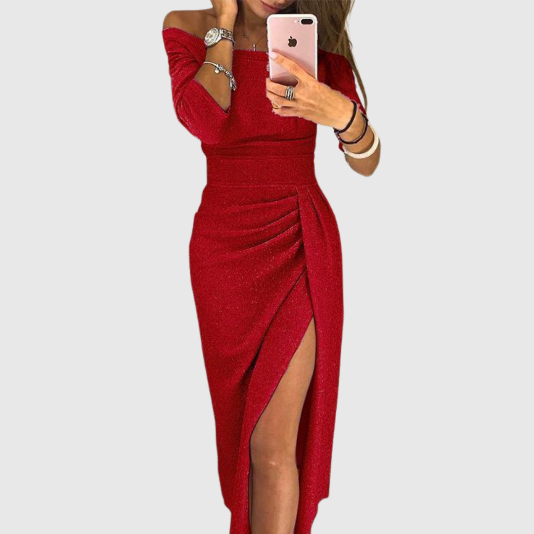 Eirian | Sukienka galowa z odkrytymi ramionami