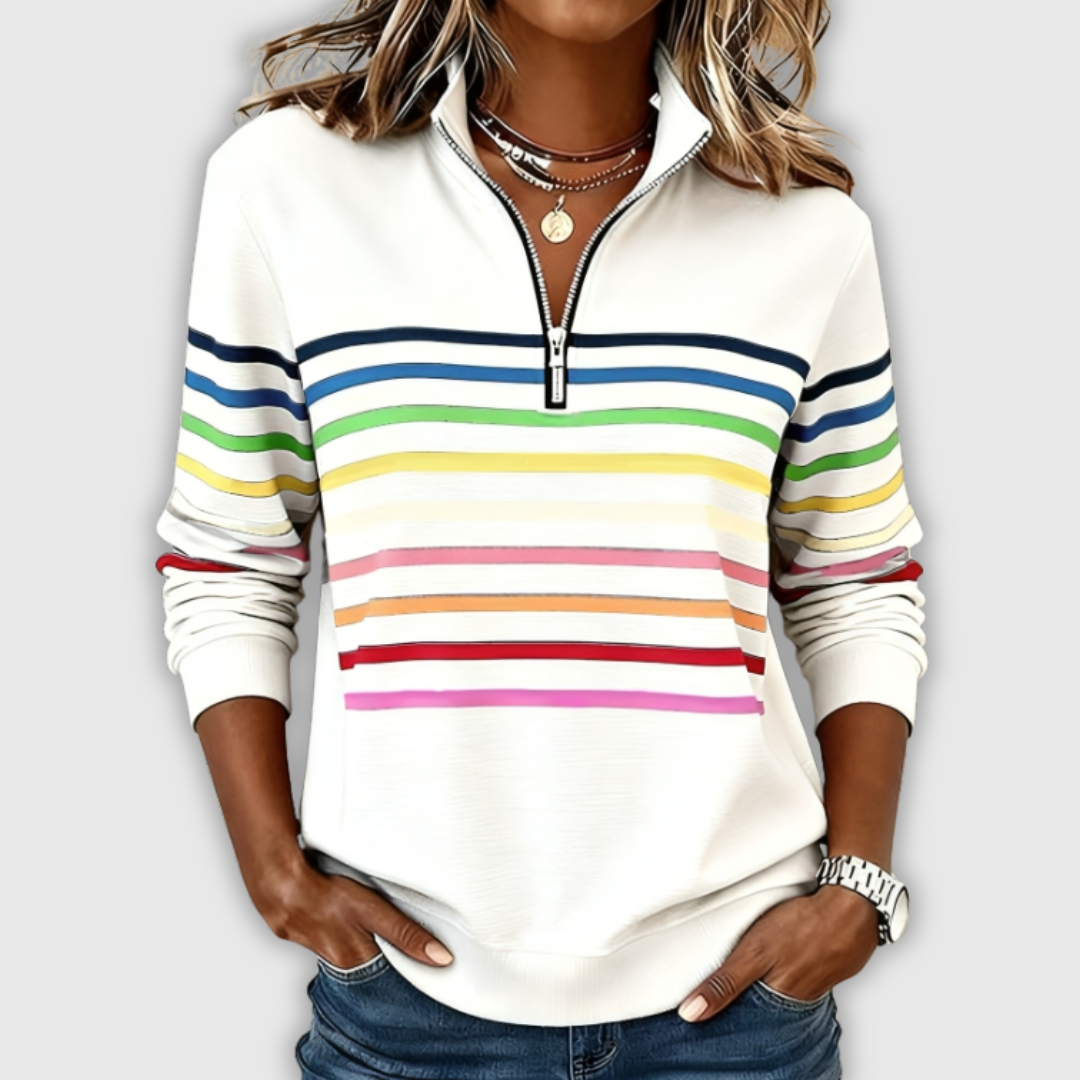 Maria | Kolorowy sweter