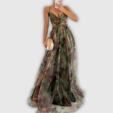 Madeline | Długa sukienka maxi w kwiaty