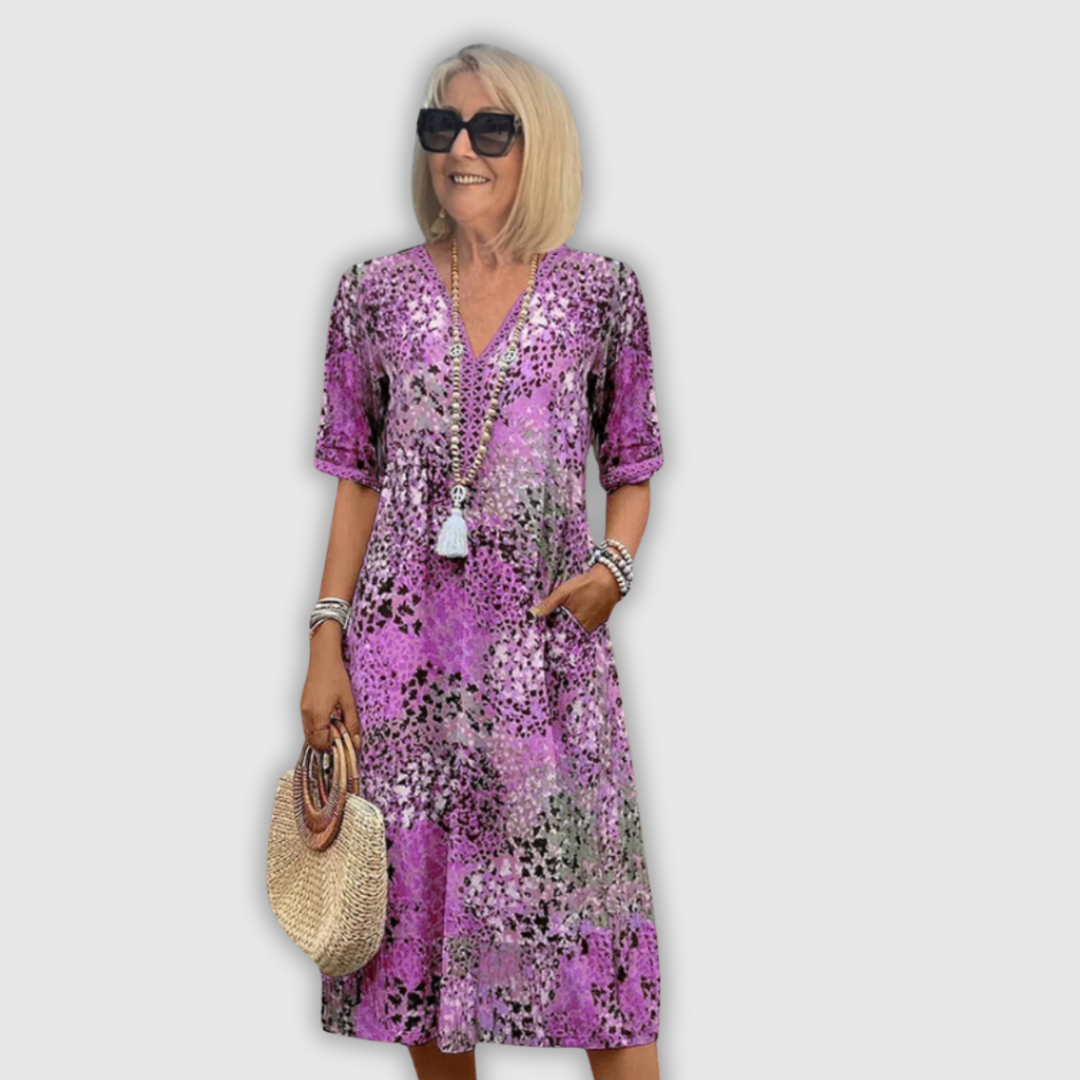 Vanessa | Sukienka boho z lekkiej tkaniny