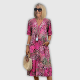 Vanessa | Sukienka boho z lekkiej tkaniny