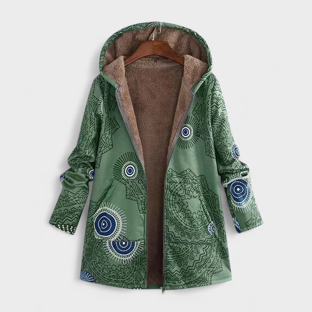 Bojana - Ciepła i miękka kurtka z kapturem