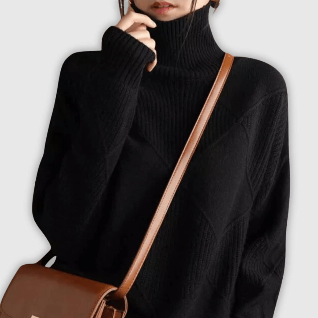 Blanka – Wysoki golf z miękkiego kaszmiru