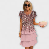 Aurora - Kolorowa Elegancka Sukienka