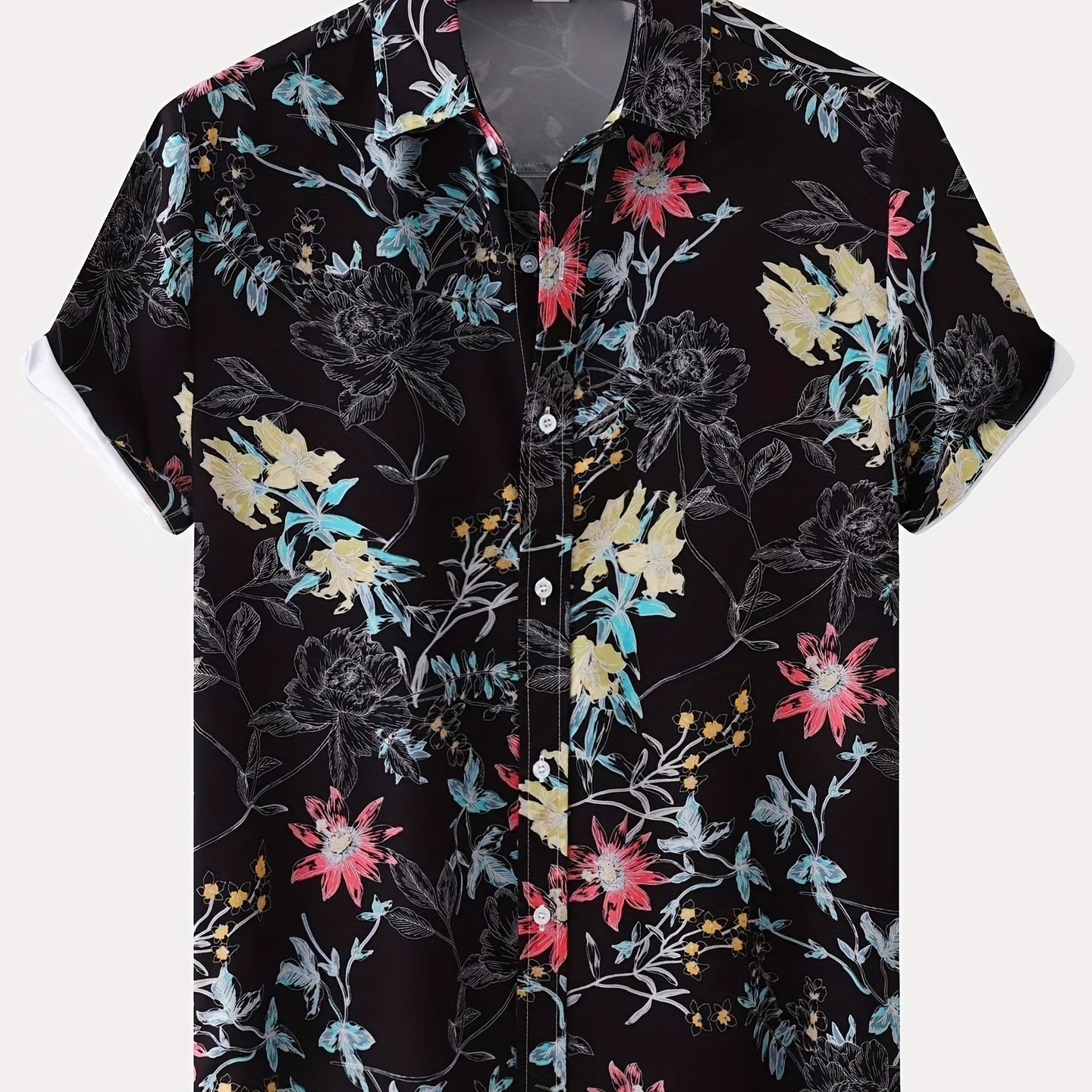 Męska koszula w kwiaty