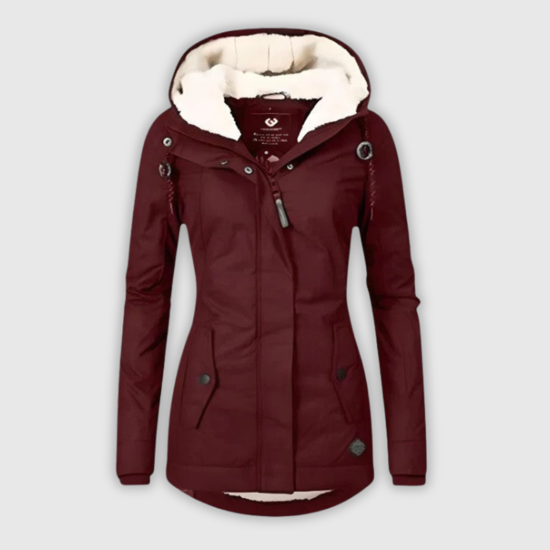 Amelia – Wodoodporna zimowa kurtka z kapturem