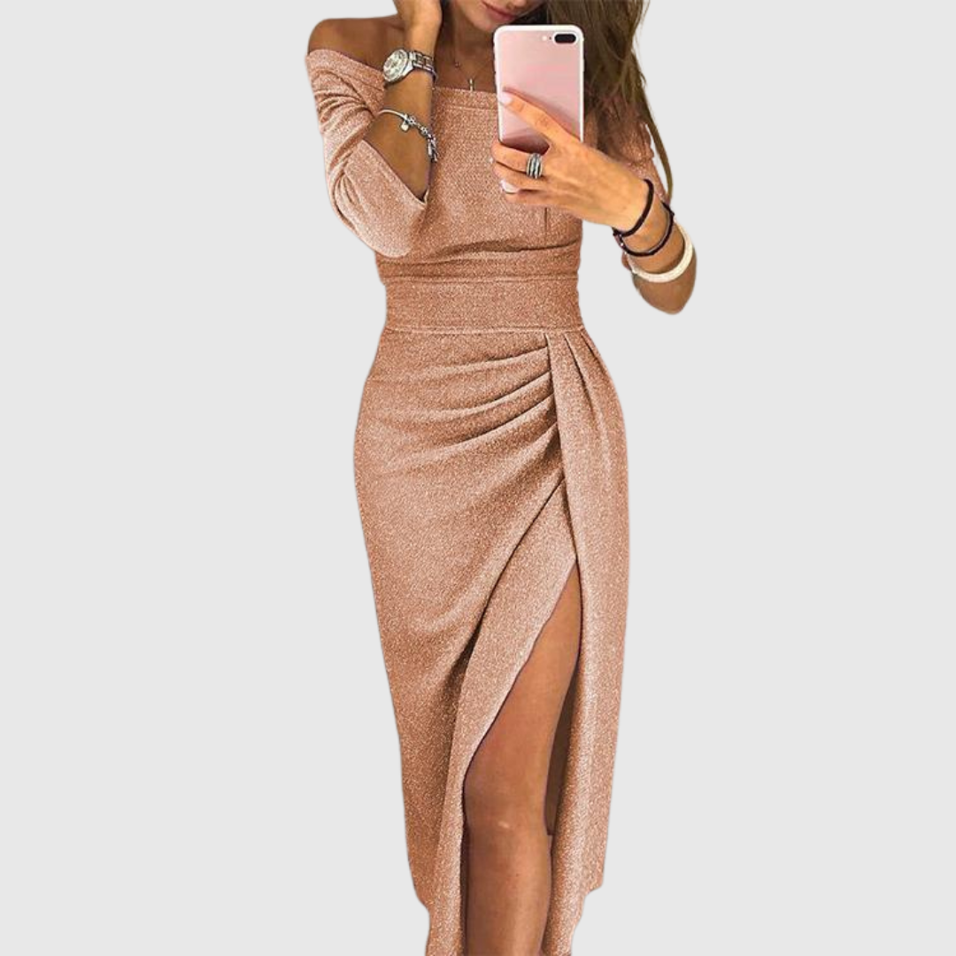 Eirian | Sukienka galowa z odkrytymi ramionami