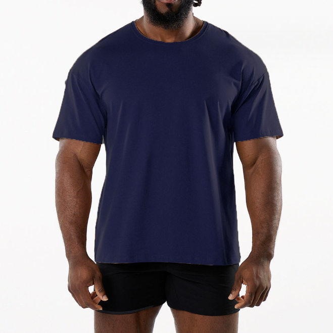 Męska koszulka T-shirt z okrągłym dekoltem