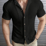 Męska koszula dzianinowa