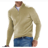 Męski sweter z zamkiem błyskawicznym