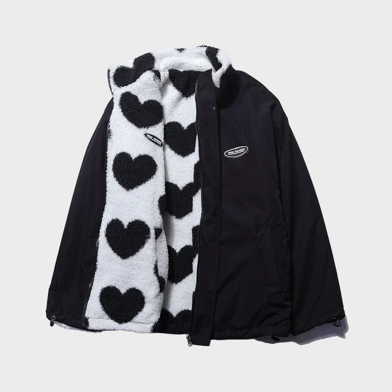 Katarina – Dwustronna kurtka z sercami