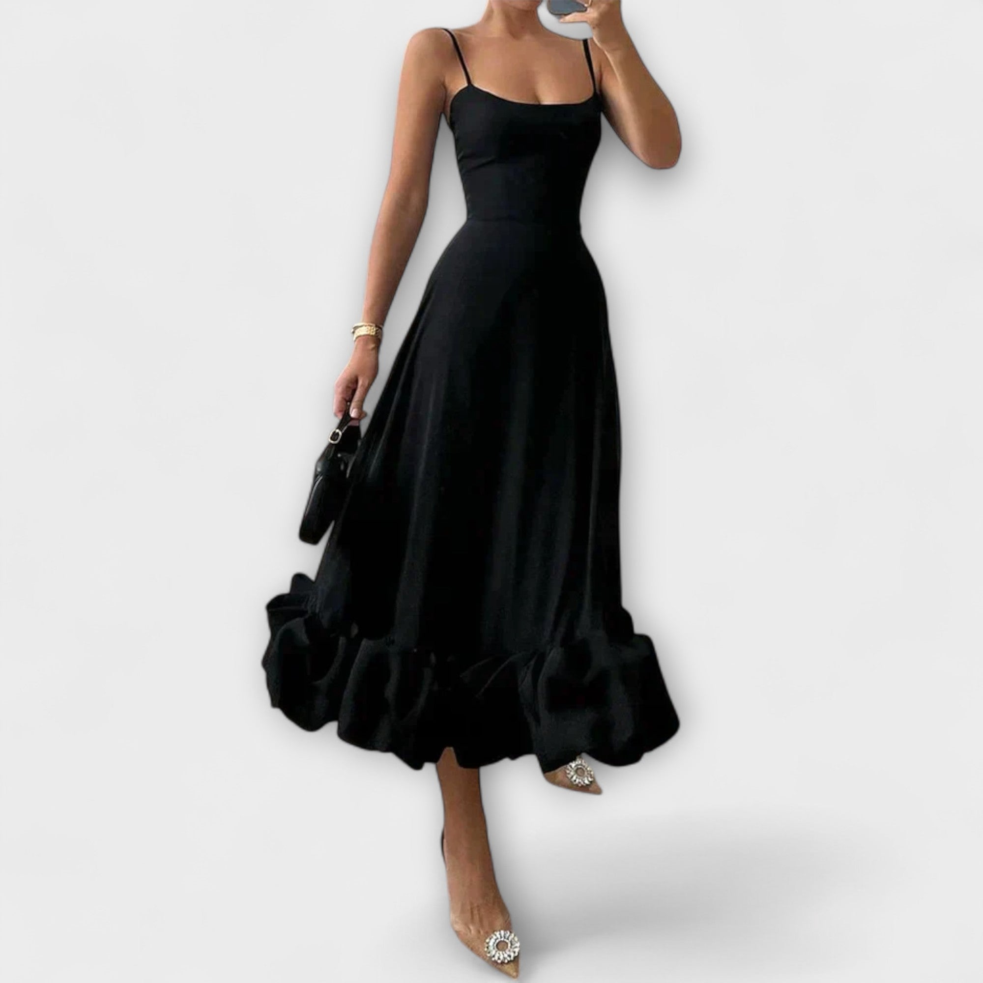 Aurora - Świąteczna Midi Sukienka