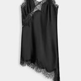 Katarina Mini Sukienka z Ramiączkami i Koronką